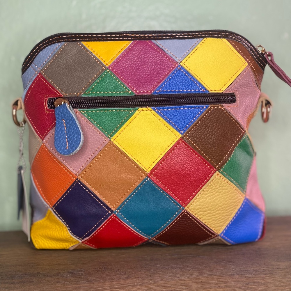 One of a kind real leather bag - Picture 2 of 3